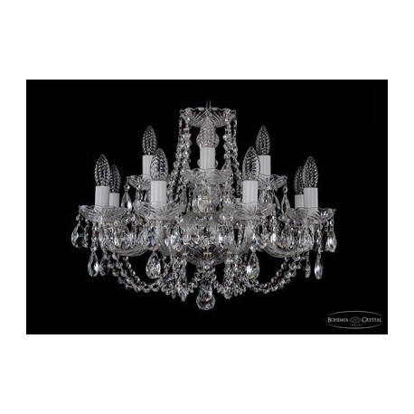 Люстра 1406/8+4/195/Ni, Bohemia Ivele Crystal