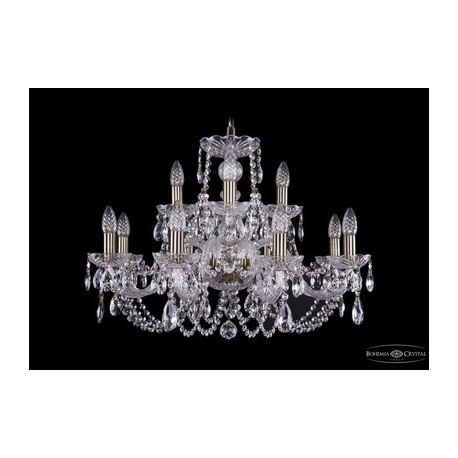 Люстра 1406/8+4/240/Pa, Bohemia Ivele Crystal