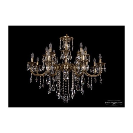Люстра 1702/8+8/335+150/B/GB, Bohemia Ivele Crystal