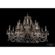 Люстра 1702/8+8/335+150/C/GB, Bohemia Ivele Crystal