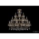 Люстра Большая 1732/12+6+3/335/A/GB, Bohemia Ivele Crystal