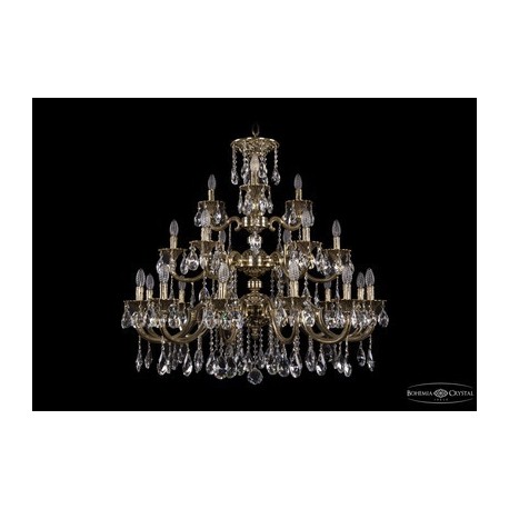 Люстра Большая 1732/12+6+3/335/A/GB, Bohemia Ivele Crystal