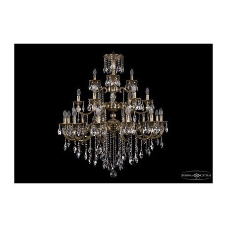 Люстра Большая 1732/12+6+3/335/B/GB, Bohemia Ivele Crystal