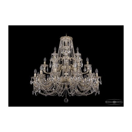Люстра Большая 1732/12+6+3/335/C/GW, Bohemia Ivele Crystal
