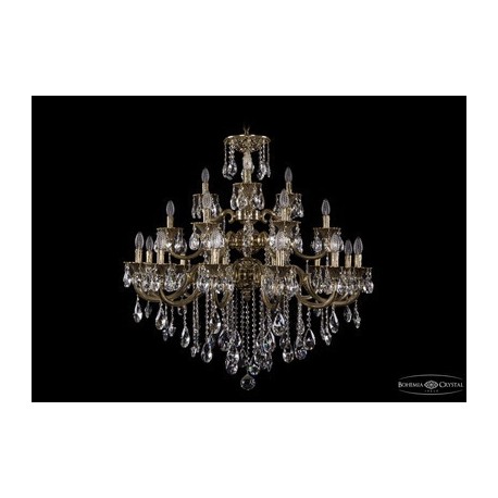 Люстра Большая 1732/12+6+3/335/SB/GB, Bohemia Ivele Crystal