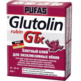 Клей обойный "Элитный для эксклюзивных обоев" Glutolin GTx Rubin Pufas 200 г